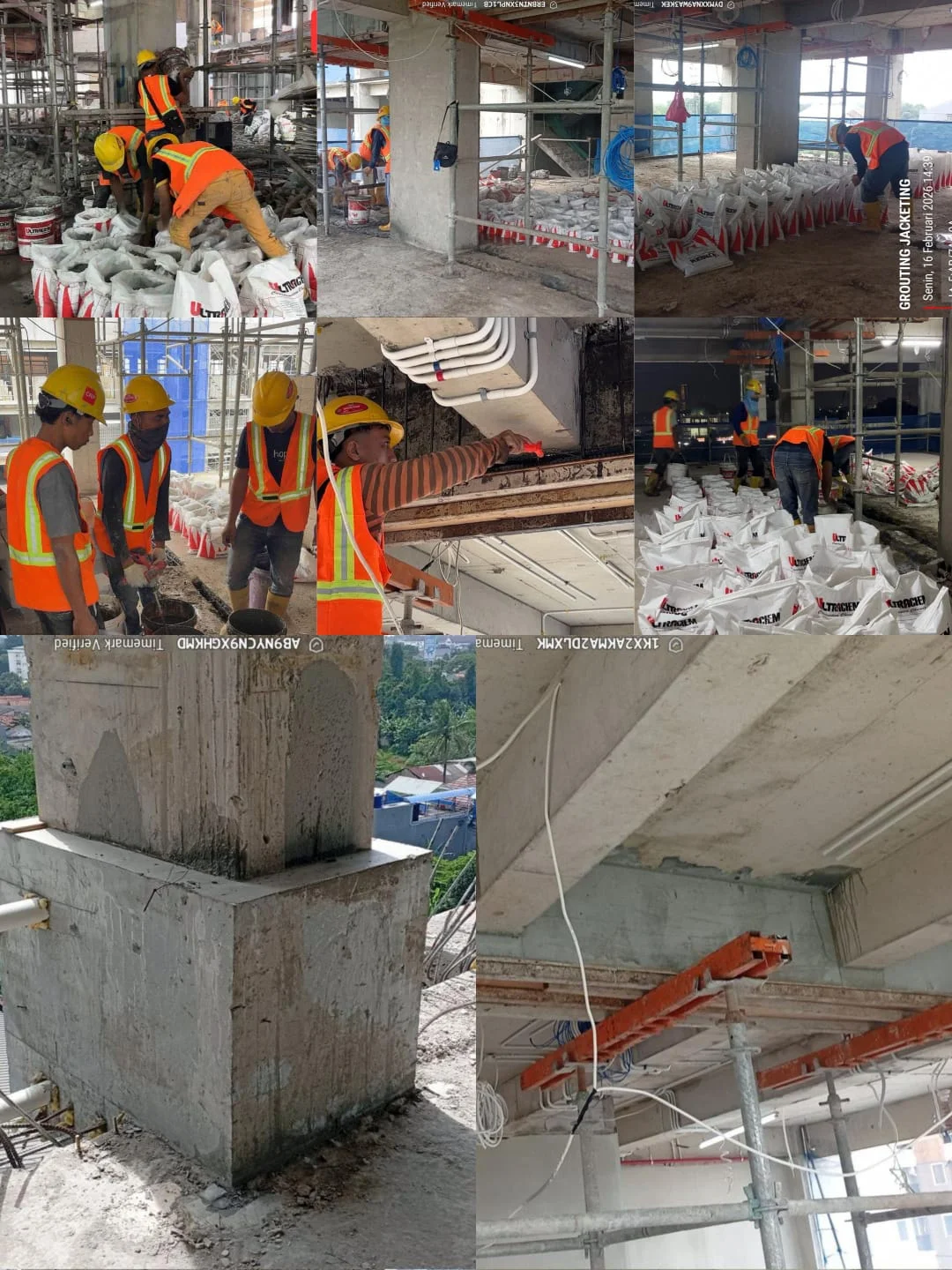 Repair Concrete @MSHS CIKAL Serpong